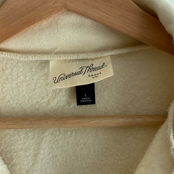 Universal Thread Cream Half Zip Up Sweater - Picture 4 of 6